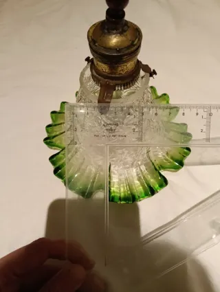 Lámpara de techo aplique tulipa cristal