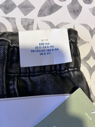 Falda vaquera niña h&m
