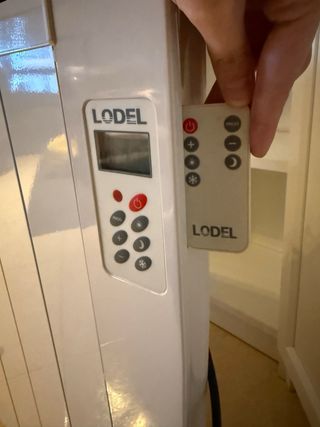 Radiador Eléctrico Bajo Consumo LODEL Blanco