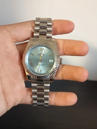 Reloj mod date-just azul