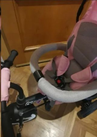 Triciclo Kinderkraft Evolutivo 5 en 1 Rosa