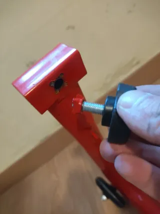 Caballete 2 en 1. Rueda delantera y trasera