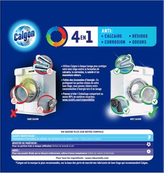 Calgon Power Tabs 4 en 1 - 20 pastillas