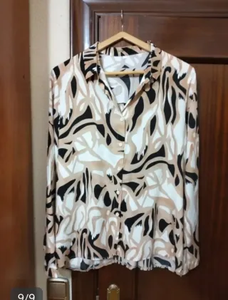Blusa manga larga, talla L/XL
