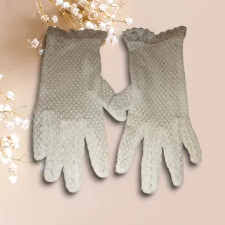Guantes Comunión/Eventos . Blanco