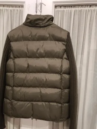 Chaquetón acolchado mujer verde M