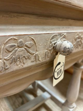 Mesita auxiliar o mesilla madera estilo vintage