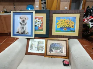 Lote de cuadros decorativos
