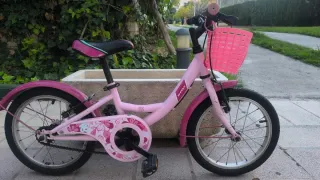 Bicicleta infantil 16 pulgadas rosa