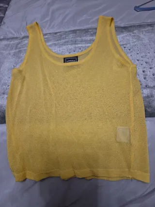 Top Versace Giallo Taglia S