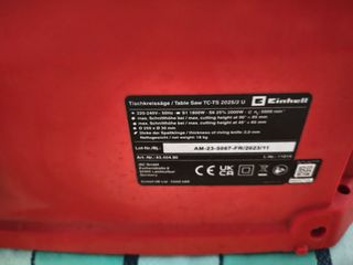 Sierra de Mesa Einhell TC-TS 2025/2 U