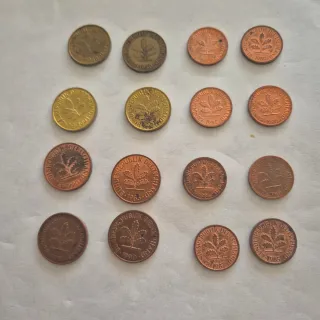 Lote de 16 monete tedesche antiche