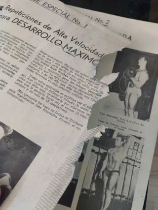 Revista culturismo Mr. América. 1964.