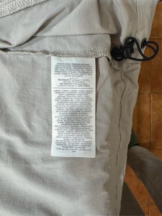 Chaqueta Nike Tech Fleece Tejido Woven Gris/Blanco