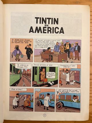 Tintín en América. Las Aventuras De Tintín