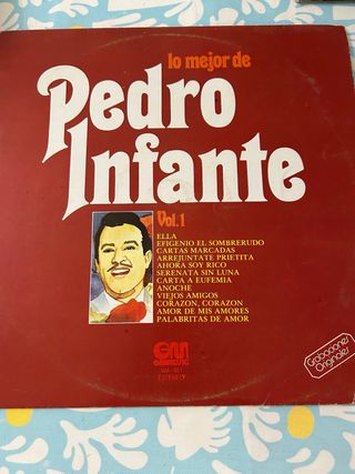 Vinilo Pedro Infante Lo Mejor Vol.1