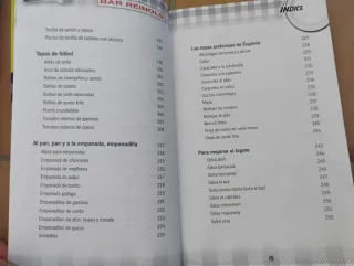 Libro Tapas Bar Reinols Aida