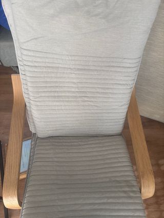 Cuscino per poltrona Poäng IKEA Knisa Beige Chiaro