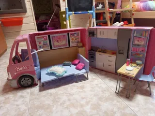 Caravana Barbie Rosa