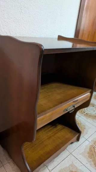 Mesita Auxiliar Madera Marrón