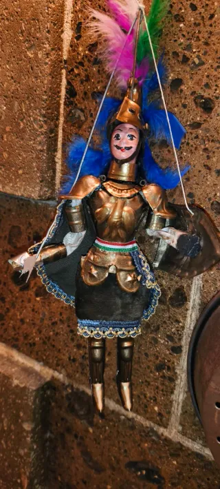 Marionetta siciliana Vintage      Cm 32 Paladino O