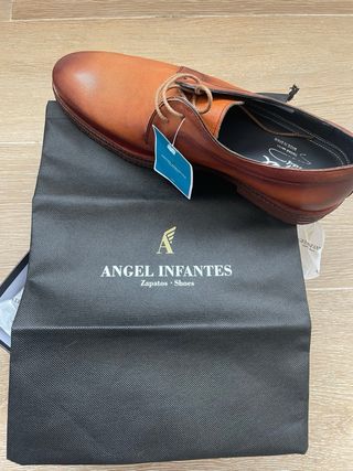 Zapatos Angel Infantes Piel Marrón