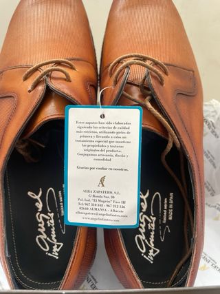 Zapatos Angel Infantes Piel Marrón