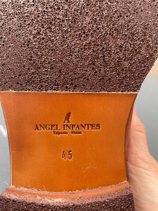 Zapatos Angel Infantes Piel Marrón