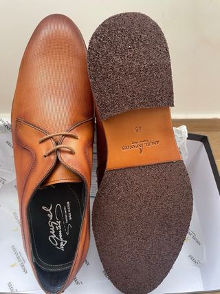 Zapatos Angel Infantes Piel Marrón