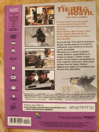 DVD En Tierra Hostil - 6 Oscars