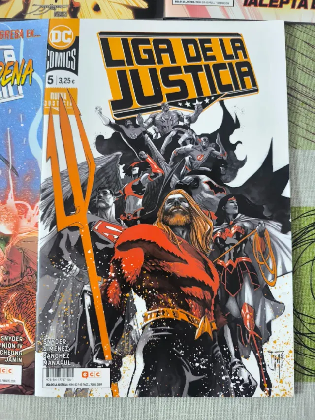 Comic 5 grapas Liga de la Justicia NUEVA JUSTICIA
