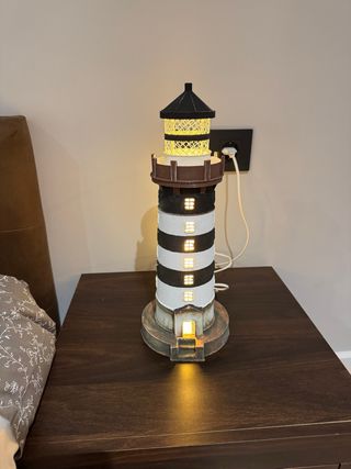 Lámpara Faro Mesita Noche