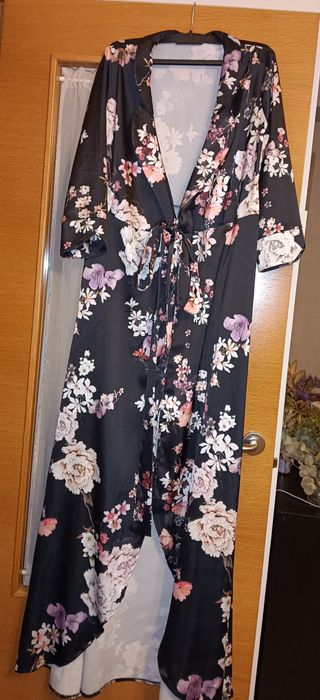 Vestido largo floral talla única