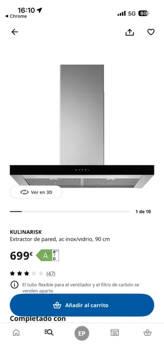 Campana extractora KulinariSK 90 cm