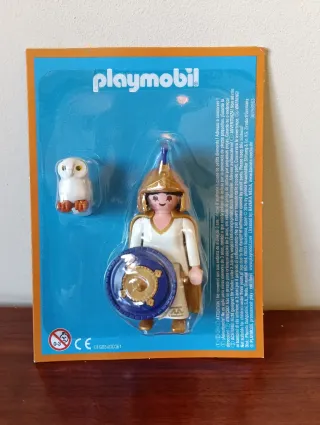 Playmobil Atenea con búho y escudo