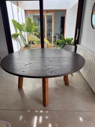 Mesa de madera redonda Diámetro 160cm