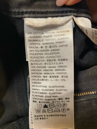 Levi's 711 Skinny Donna W25 L30 Grigio