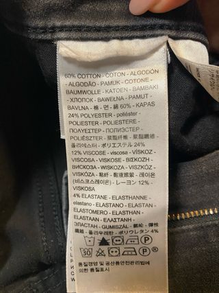 Levi's 711 Skinny Donna W25 L30 Grigio