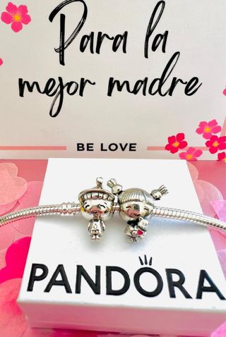 Pandora Charm Pareja Niños Plata