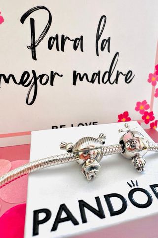 Pandora Charm Pareja Niños Plata
