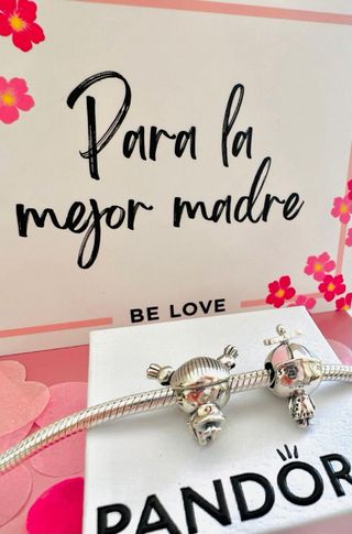 Pandora Charm Pareja Niños Plata