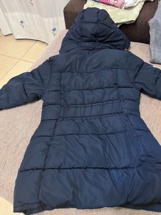 Abrigo acolchado niña azul