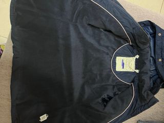 Abrigo acolchado niña azul