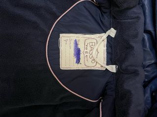 Abrigo acolchado niña azul