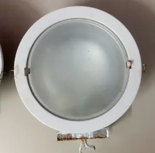 2 ojos de buey E27 plafones apliques