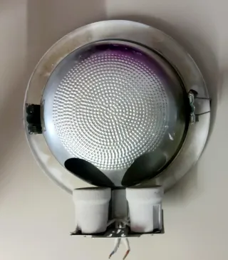 2 ojos de buey E27 plafones apliques