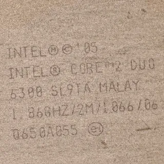 Intel Core 2 Duo 6300 1.86GHz 2MB L2 Cache