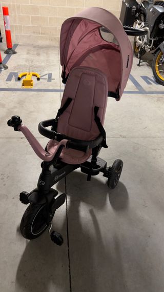 Triciclo Silla Paseo Bebé Rosa