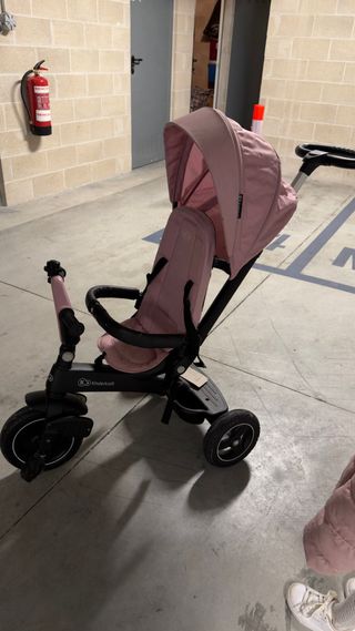 Triciclo Silla Paseo Bebé Rosa