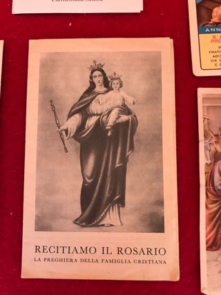 Lotto 15 Santini Sacri Religiosi